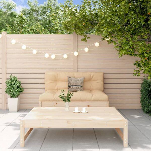 vidaXL 2 Piece Patio Lounge Set Solid Wood Pine