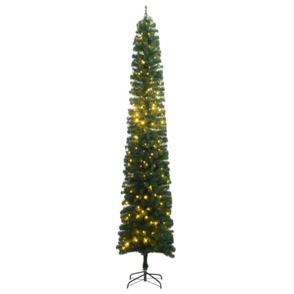 vidaXL Slim Christmas Tree 300 LEDs 118.1"