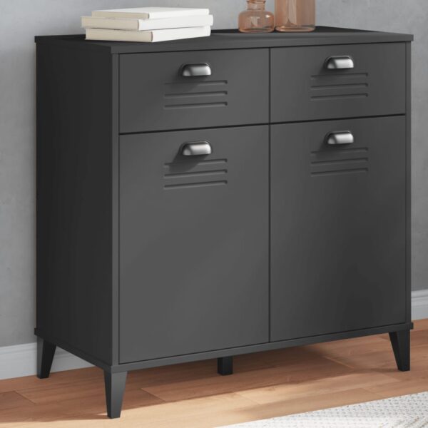 vidaXL Sideboard VIKEN Anthracite Gray 31.5"x15.7"x31.5" Engineered Wood