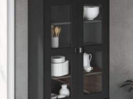 vidaXL Top for Highboard VIKEN Black Engineered Wood