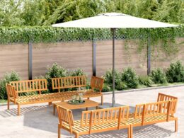 vidaXL 5 Piece Patio Pallet Sofa Set Solid Wood Acacia