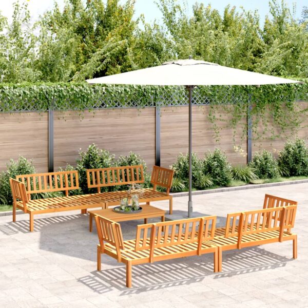 vidaXL 5 Piece Patio Pallet Sofa Set Solid Wood Acacia