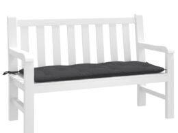 vidaXL Garden Bench Cushion Melange Anthracite 47.2"x19.7"x2.8" Fabric