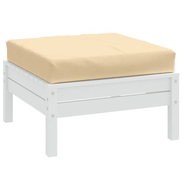 vidaXL Pallet Cushion Melange Beige 23.6"x23.6"x3.9" Fabric