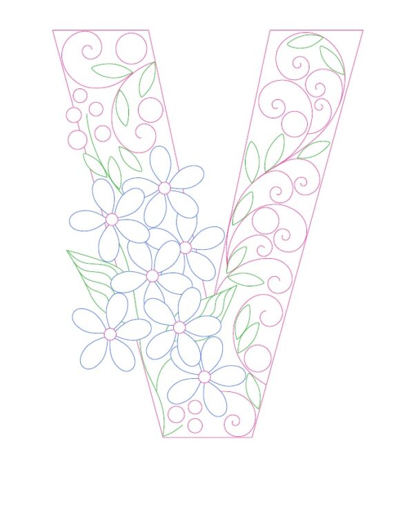 Paper Filigree Painting Kit - Letters - Image 9