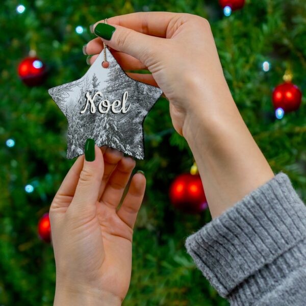 I Love MT Ceramic Ornament Holiday Decoration - Image 8