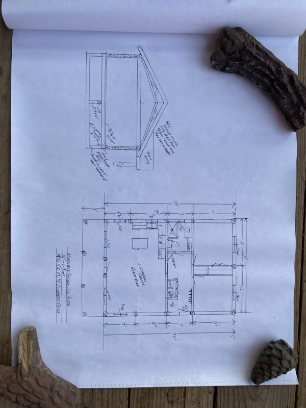 Nordique System Log Cabin Shell (24' x 34' w/ 5' covered deck) - Image 16