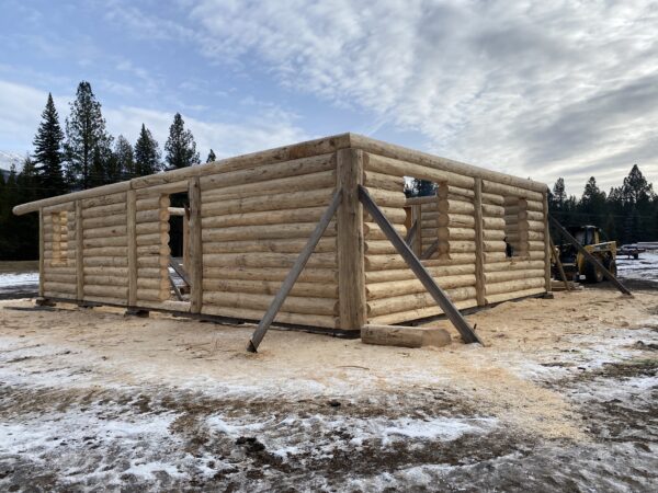 Nordique System Log Cabin Shell (24' x 34' w/ 5' covered deck) - Image 7