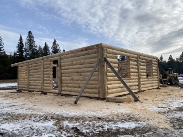 Nordique System Log Cabin Shell (24' x 34' w/ 5' covered deck) - Image 12