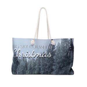 Big Sky Country Holiday Weekender Bag - Perfect for Travel & Christmas Gifts