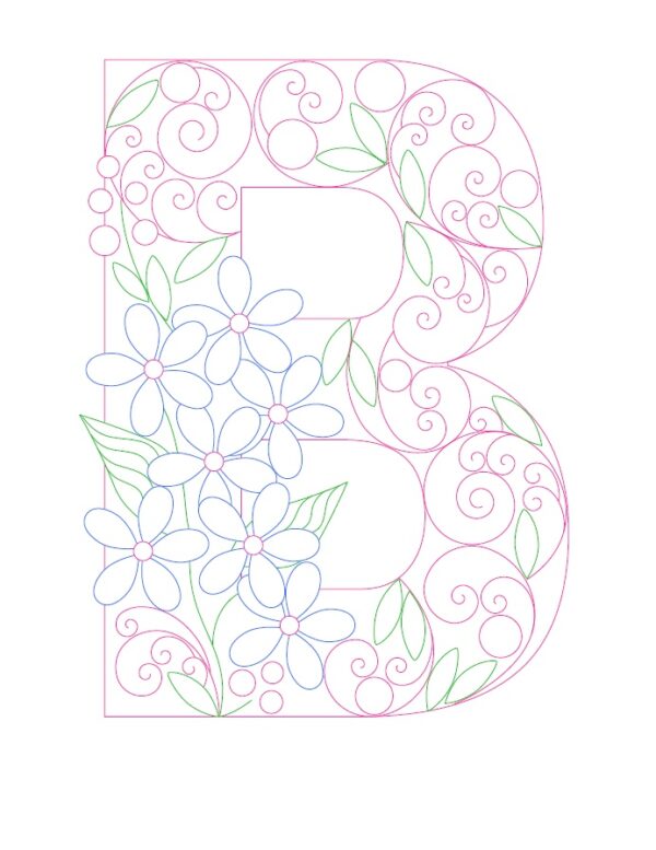 Paper Filigree Painting Kit - Letters - Image 8