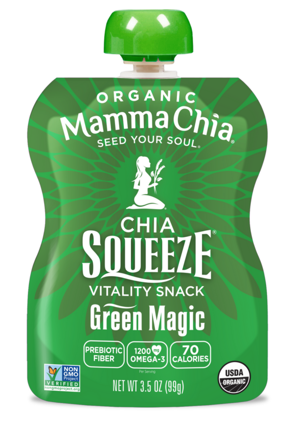 Mamma Chia Organic Green Magic Squeeze  (16x3.5 OZ)