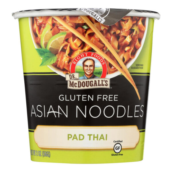 Dr. Mcdougall's Pad Thai Noodles Cup GF (6x2OZ )