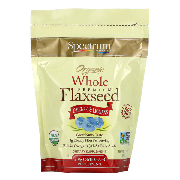 Spectrum Essentials Whole Flax Seed (1x15 Oz)