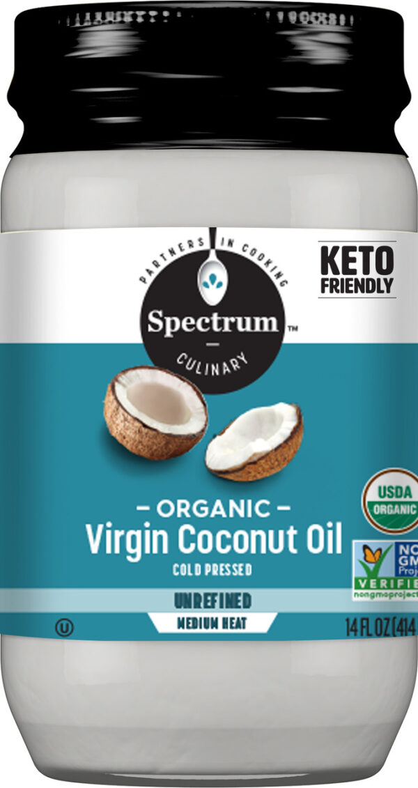 Spectrum Naturals Unrefined Coconut Oil (12x14 Oz)