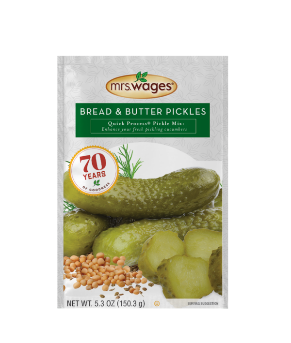 Mrs. Wages Bread & Butter Pickles Mix (12x5.3 OZ)