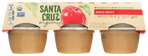 Santa Cruz Applesauce (12x6x4 Oz)