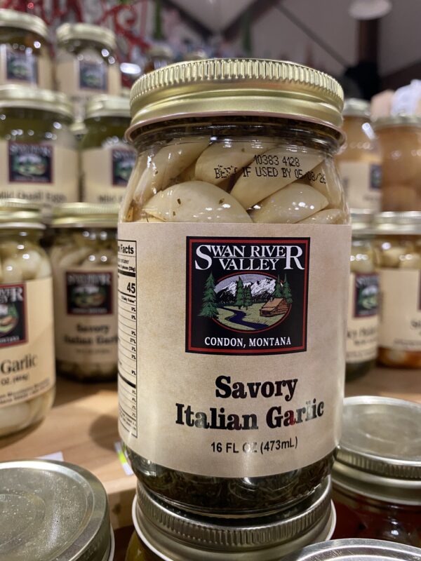 Swan River Valley Savory Italian Garlic - 16 oz Jar