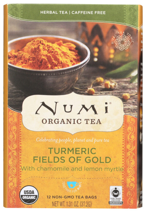 Numi Tea Fields Gld,Chamo,Lemon Myrtle (6x12 BAG)