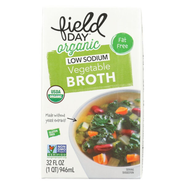 Field Day Veget Broth Ls (12x32OZ )