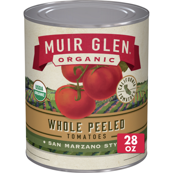 Muir Glen Whole Peeled Plum Tomato (12x28 Oz)