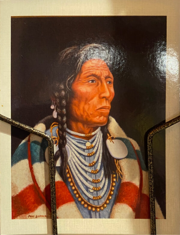 Elder of the Plains Greeting Card – Art by Paul Surber