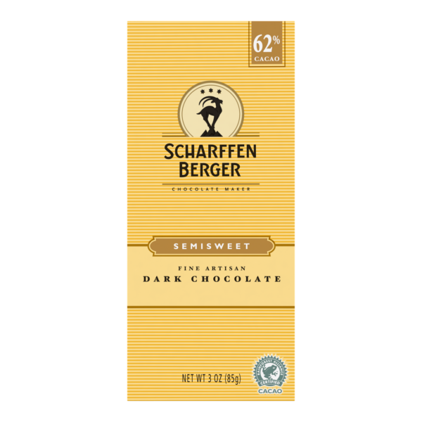 Scharffen Berger Semi Sweet Chocolate Bar (12x3OZ )