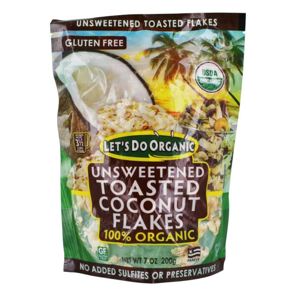 Let's Do Organics Organic Toasted Coconut Flakes (12x7 OZ)