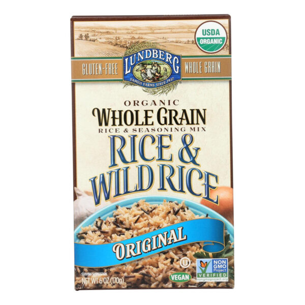 Lundberg Organic Whole Grain Original Wild Rice (6x6 OZ)