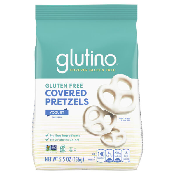 Glutino Yogurt Cov Pretzels (12x5.5OZ )