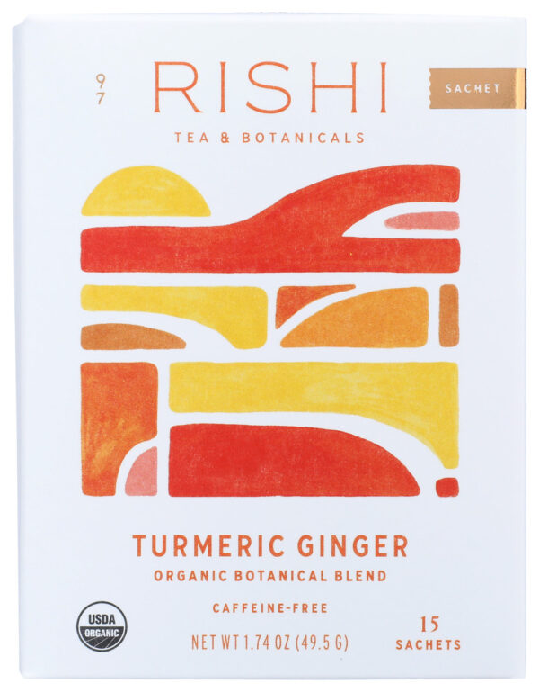 Rishi Tea Tumeric Ginger, FT (6x15 BAG)