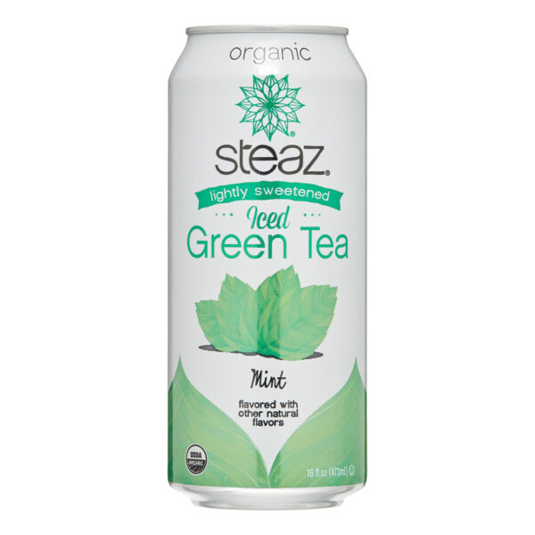 Steaz Energy Mint Iced Green Tea (12x16 Oz)