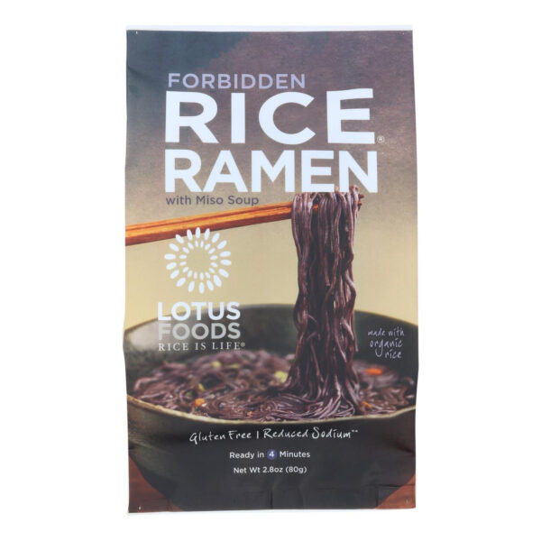 Lotus Foods Organic Rice Ramen With Miso Soup (10x2.8 OZ)