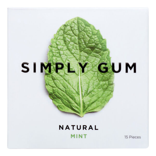 Simply Gum All Natural Gum Mint (12X15 Ct)