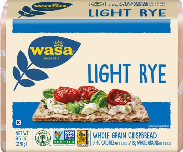 Wasa Light Rye Crispbread (12x8.8 Oz)