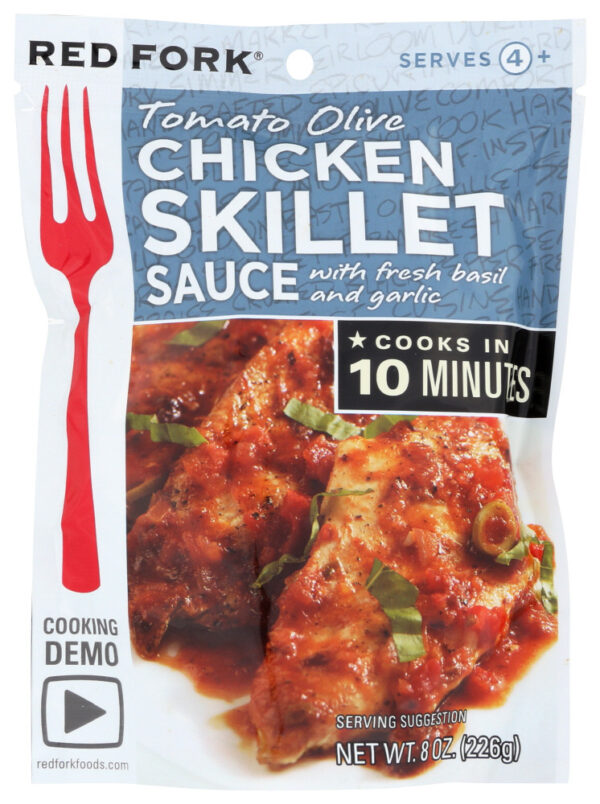 Red Fork Tom Olive Chicken Sklt Sauce (6x8OZ )