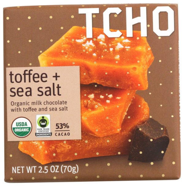 Tcho Chocolate Toffee Sea Salt (12x2.5 OZ)