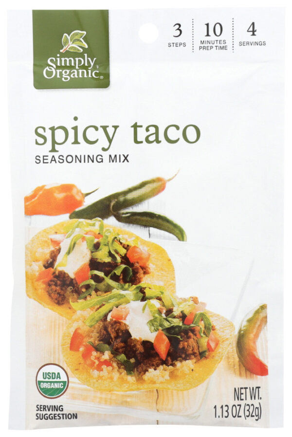 Simply Organic Spicy Taco Seasoning (12x1.13OZ )