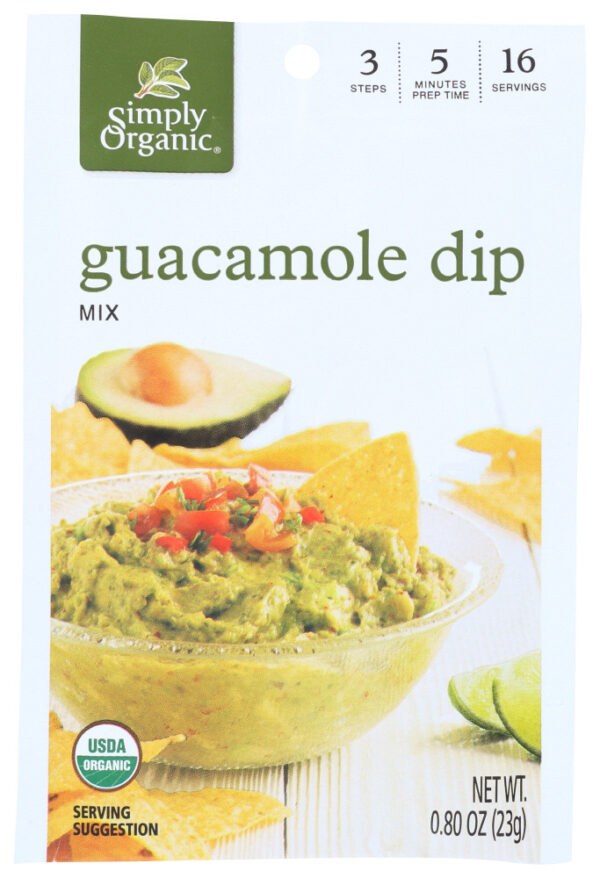 Simply Organic Guacamole Dip (12x.8 Oz)