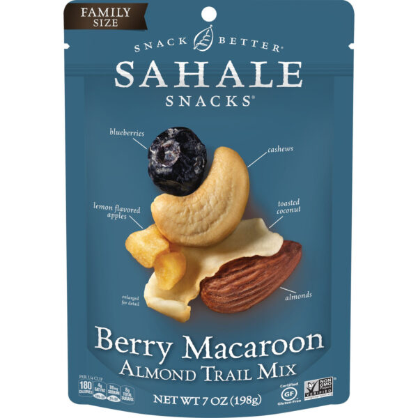 Sahale Snacks Berry Macaroon Almond Mix (4x7 OZ)