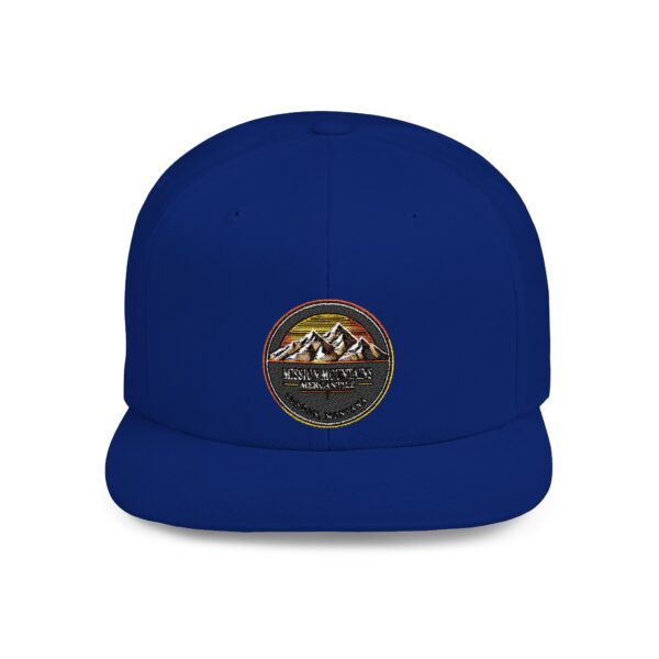 Mission Mountains Flat Bill Snapback Hat, Trendy Outdoor Cap, Perfect for Hiking, Camping, Adventure Lovers, Cool Gift - Image 16