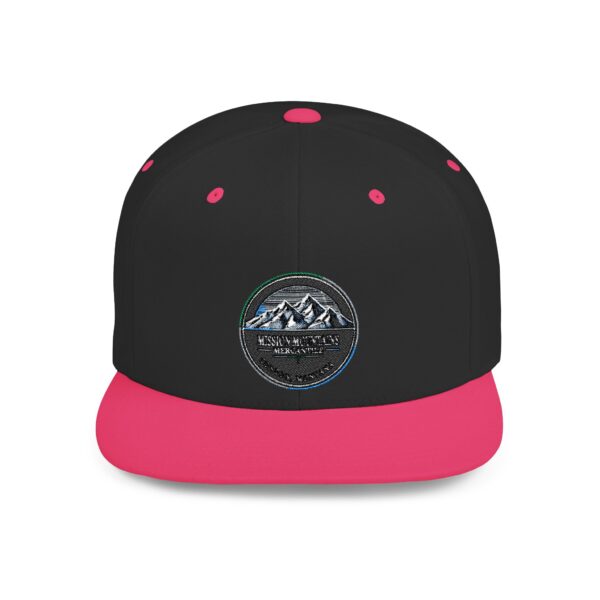 Mission Mountains Flat Bill Snapback Hat, Trendy Outdoor Cap, Perfect for Hiking, Camping, Adventure Lovers, Cool Gift - Image 55