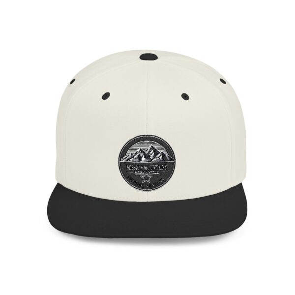 Mission Mountains Flat Bill Snapback Hat, Trendy Outdoor Cap, Perfect for Hiking, Camping, Adventure Lovers, Cool Gift - Image 37