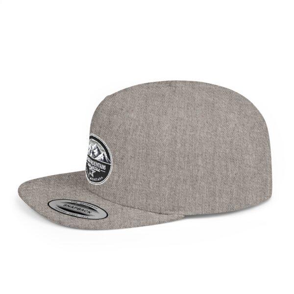 Mission Mountains Flat Bill Snapback Hat, Trendy Outdoor Cap, Perfect for Hiking, Camping, Adventure Lovers, Cool Gift - Image 42