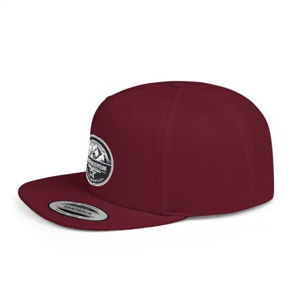 Mission Mountains Flat Bill Snapback Hat, Trendy Outdoor Cap, Perfect for Hiking, Camping, Adventure Lovers, Cool Gift - Image 54