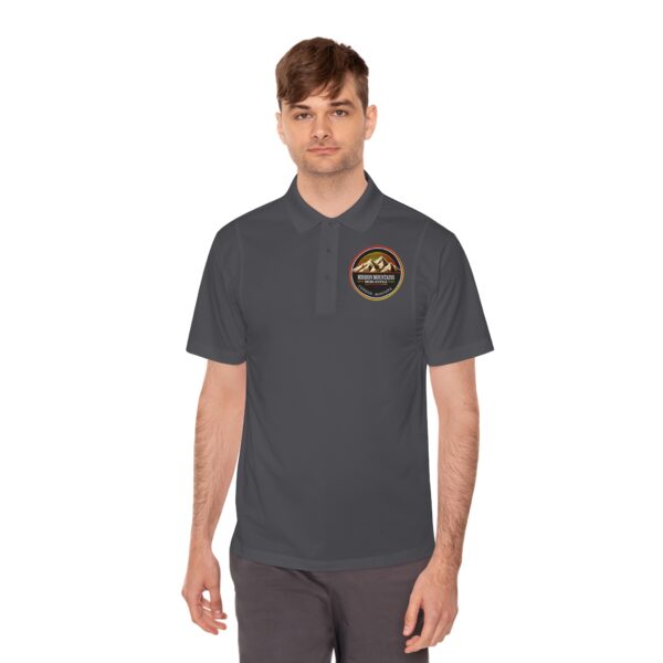 Mission Mountains Mercantile Polo Shirt - Red Version - Image 9