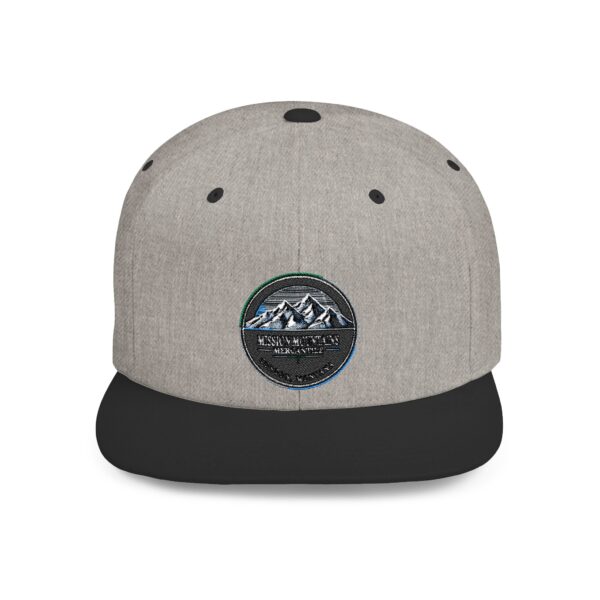 Mission Mountains Flat Bill Snapback Hat, Trendy Outdoor Cap, Perfect for Hiking, Camping, Adventure Lovers, Cool Gift - Image 34