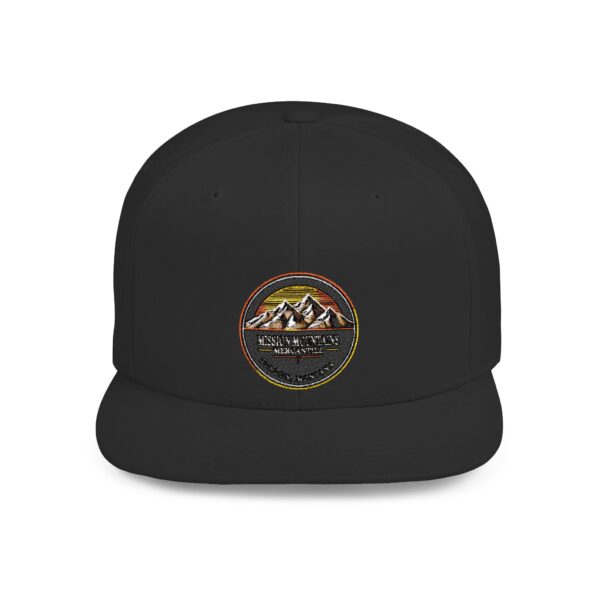 Mission Mountains Flat Bill Snapback Hat, Trendy Outdoor Cap, Perfect for Hiking, Camping, Adventure Lovers, Cool Gift - Image 31