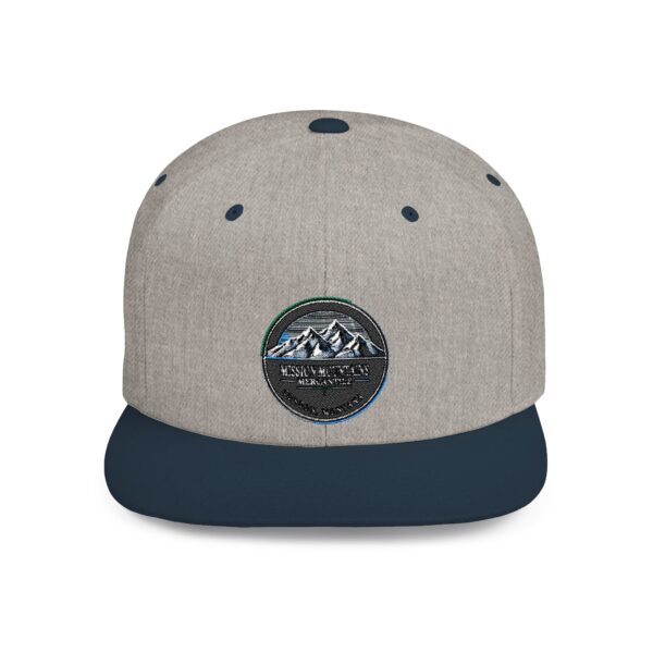 Mission Mountains Flat Bill Snapback Hat, Trendy Outdoor Cap, Perfect for Hiking, Camping, Adventure Lovers, Cool Gift - Image 22