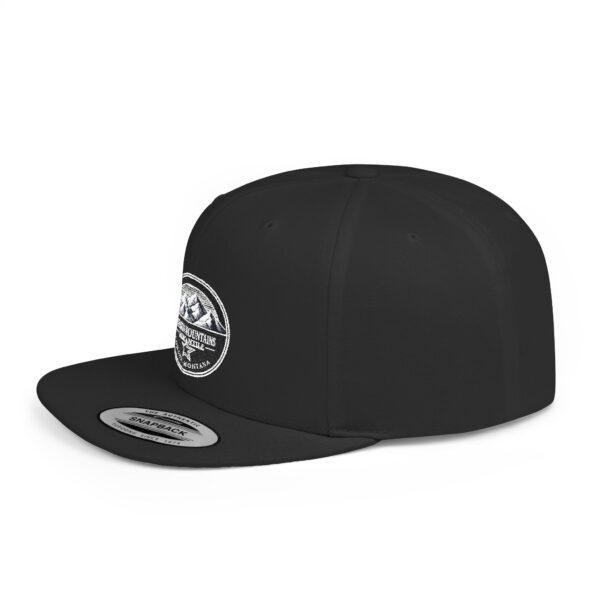 Mission Mountains Flat Bill Snapback Hat, Trendy Outdoor Cap, Perfect for Hiking, Camping, Adventure Lovers, Cool Gift - Image 33